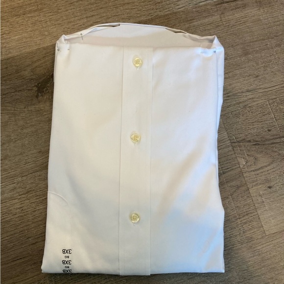 Travel Smart Big Man White Button Down 3XB - Picture 5 of 7